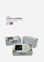 Brownies Almond In Bertha Box - Purple Lavender