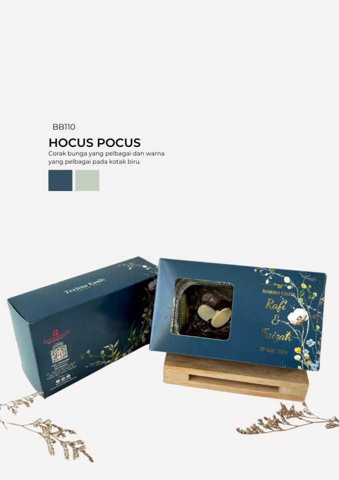 Brownies Almond In Bertha Box - Hocus Pocus - Image 1