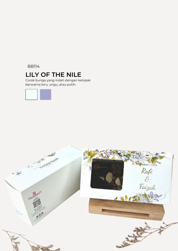 Brownies Almond In Bertha Box - Lily Of The Nile - Image 1