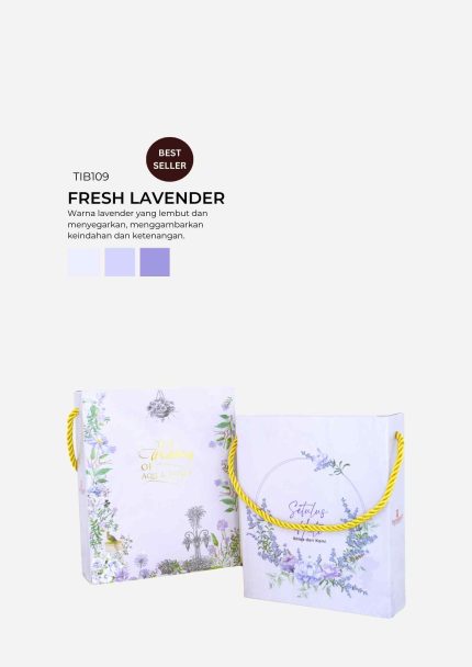 Butter Cookies in Tirana Box - Fresh Lavender