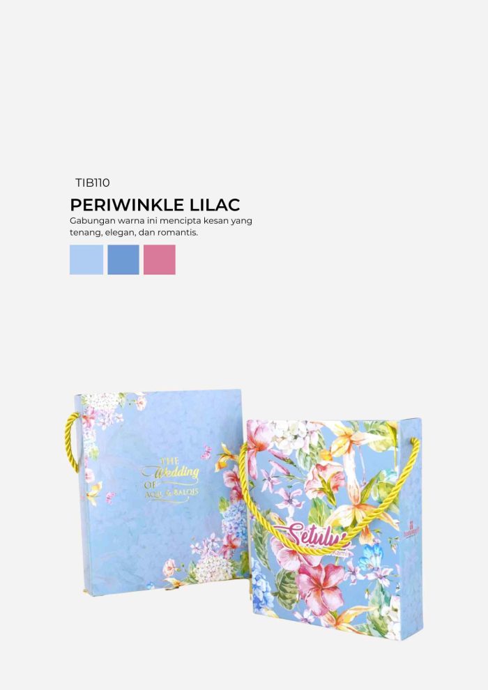 Butter Cookies in Tirana Box - Periwinkle Lilac - Image 1