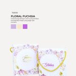 Butter Cookies in Tirana Box - Floral Fuchsia