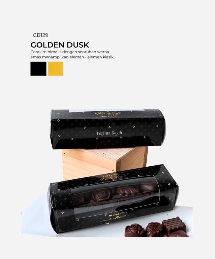 Praline Chocolate in Cabana Box- Golden Dusk