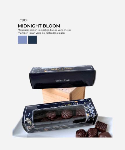 Praline Chocolate in Cabana Box- Midnight Bloom