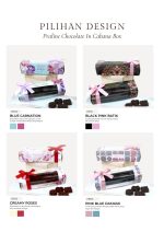 Praline Chocolate in Cabana Box- Maroon Flowery - Image 11