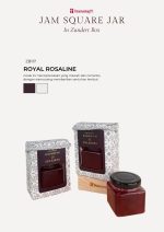 Jam Square Jar In Zundert Box - Royal Rosaline