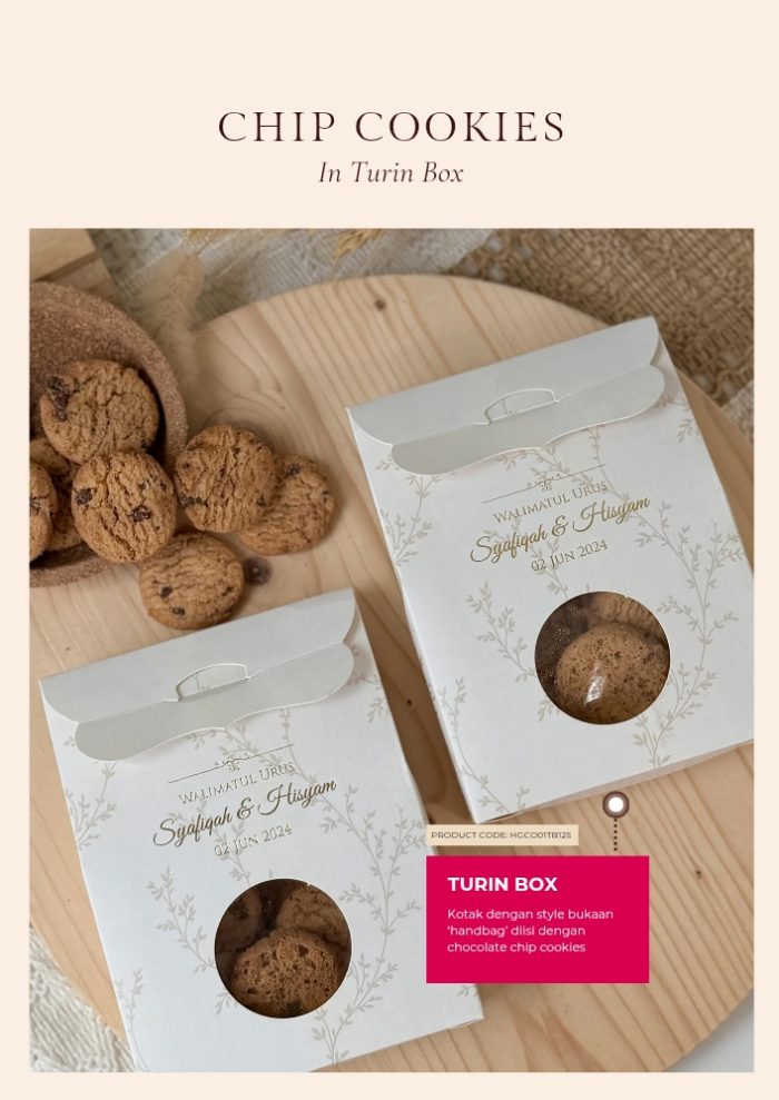 Chip Cookies 8pcs In Turin Box - Moss Green - Image 2