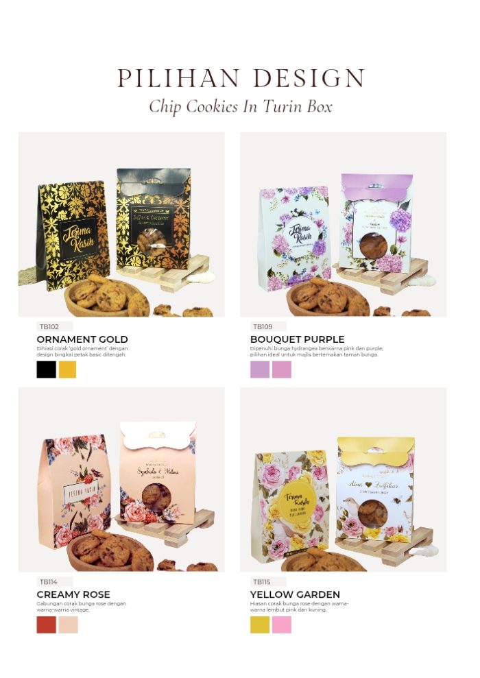 Chip Cookies 8pcs In Turin Box - Moss Green - Image 9