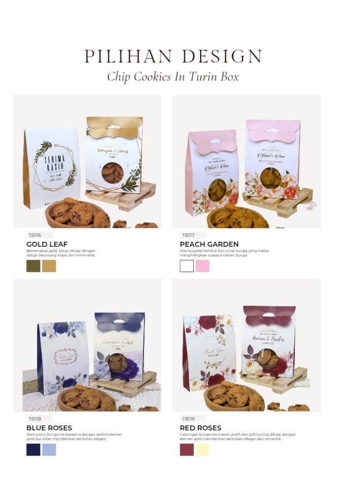Chip Cookies 8pcs In Turin Box - Moss Green - Image 10