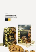 Chip Cookies 8pcs In Turin Box - Ornament Gold