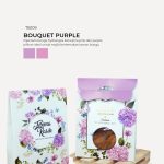 Chip Cookies 8pcs In Turin Box - Bouquet Purple