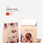 Chip Cookies 8pcs In Turin Box - Creamy Rose