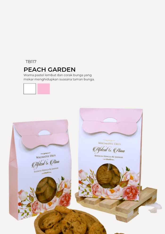 Chip Cookies 8pcs In Turin Box - Peach Garden - Image 1