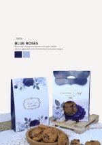 Chip Cookies 8pcs In Turin Box - Red Roses