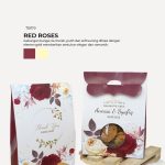 Chip Cookies 8pcs In Turin Box - Red Roses