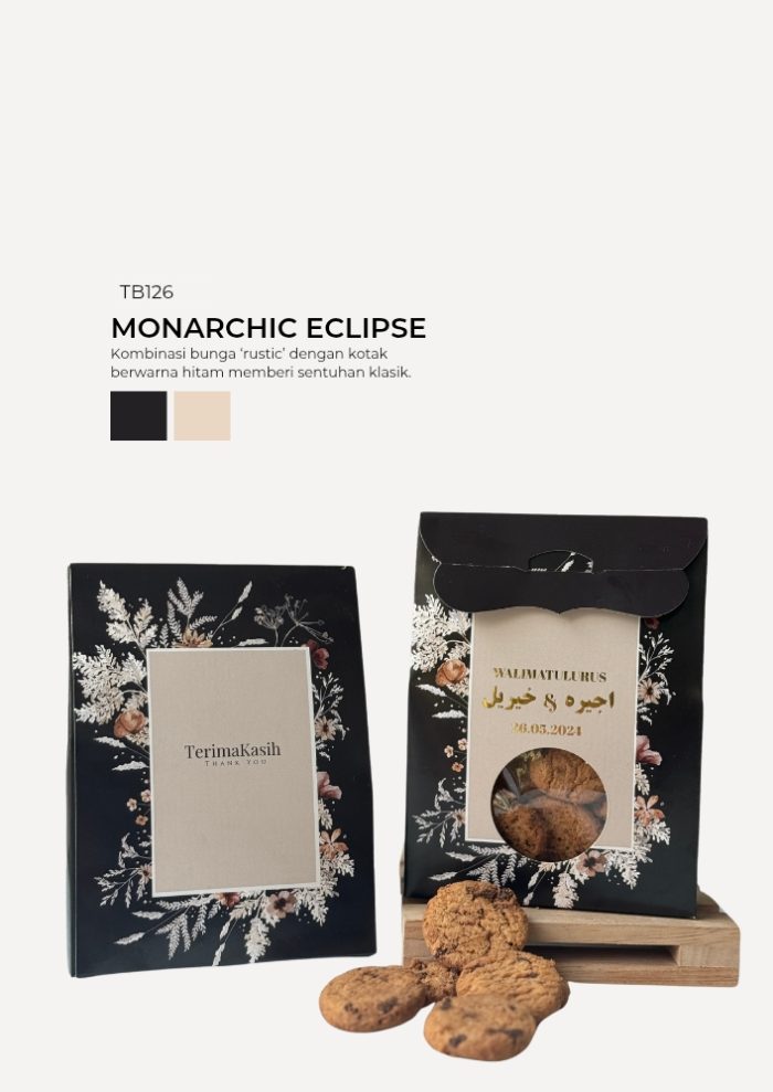Chip Cookies 8pcs In Turin Box - Monarchic Eclipse - Image 1