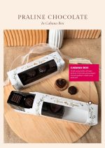 Praline Chocolate in Cabana Box- Maroon Flowery - Image 2