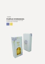 Caramel Popcorn In Aydin Box - Purple Hydrangea