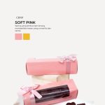 Praline Chocolate in Cabana Box- Soft Pink