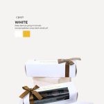 Praline Chocolate in Cabana Box- White