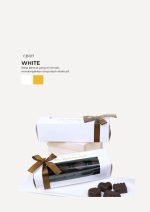 Praline Chocolate in Cabana Box- White