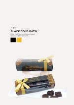 Praline Chocolate in Cabana Box- Black Gold Batik