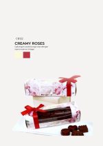 Praline Chocolate in Cabana Box- Creamy Roses