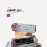 Praline Chocolate in Cabana Box- Lavender Bliss