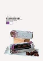 Praline Chocolate in Cabana Box- Lavender Bliss