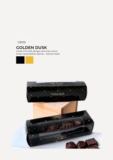 Praline Chocolate in Cabana Box- Golden Dusk