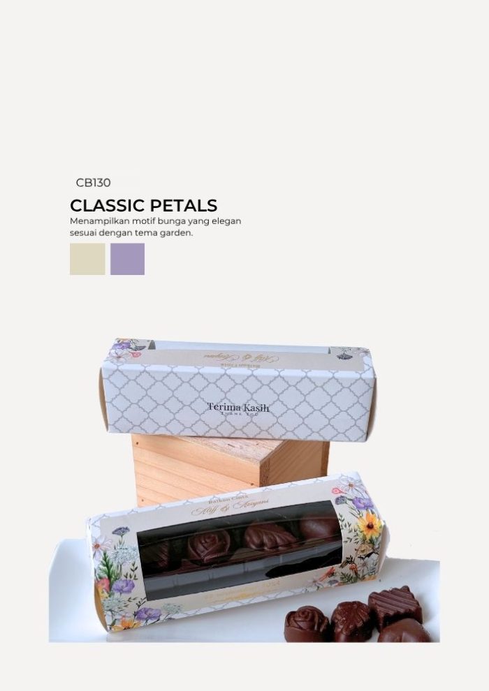Praline Chocolate in Cabana Box- Classic Petals - Image 1