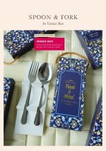 Spoon & Fork In Venice Box - Peach Vintage Flower - Image 2