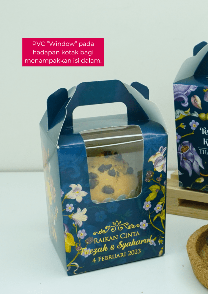 Muffin Choc Chip In Savonnah Box - Rustic Flower - Image 5