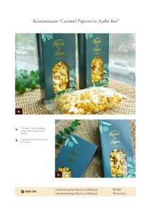Caramel Popcorn In Aydin Box - Kids Party - Image 4