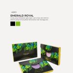 Microfiber Towel In Haeju Box - Emerald Royal
