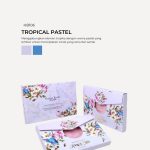 Microfiber Towel In Haeju Box - Tropical Pastel