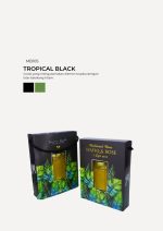 Honey Hexagon Jar In Modena Box - Tropical Black