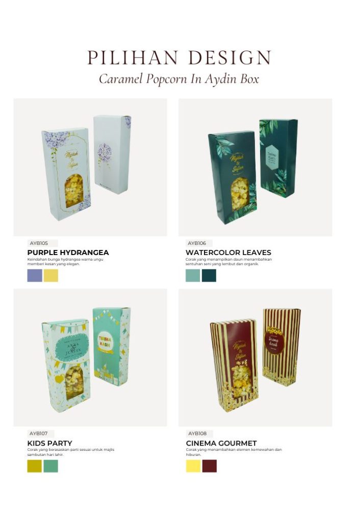 Caramel Popcorn In Aydin Box - Cinema Gourmet - Image 11