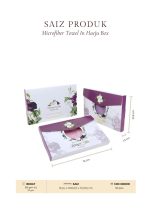 Microfiber Towel In Haeju Box - Elegant Purple - Image 4