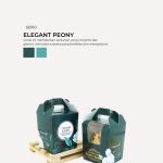 Muffin Choc Chip In Savonnah Box - Elegant Peony