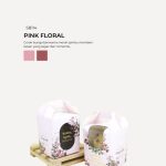 Muffin Choc Chip In Savonnah Box - Pink Floral