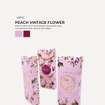 Spoon & Fork In Venice Box - Peach Vintage Flower