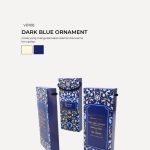 Spoon & Fork In Venice Box - Dark Blue Ornament