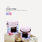 Honey Square Jar In Zundert Box - Lovely Pink