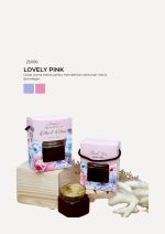 Jam Square Jar In Zundert Box - Lovely Pink