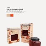 Jam Square Jar In Zundert Box - California Poppy