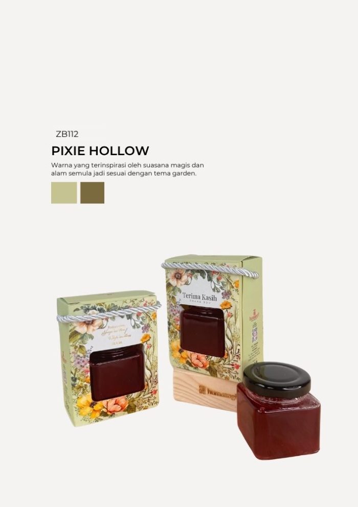Jam Square Jar In Zundert Box - Pixie Hollow - Image 1