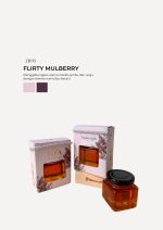 Honey Square Jar In Zundert Box - Flirty Mulberry