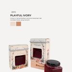 Jam Square Jar In Zundert Box - Playful Ivory