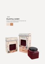 Jam Square Jar In Zundert Box - Playful Ivory